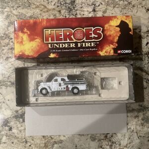 Corgi Toys Heroes Under Fire Seagrave 70th Anniversary Semi-Open Cab 1:50 Scale